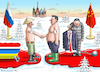 Cartoon: X BESUCHT Z (small) by marian kamensky tagged besucht