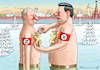 Cartoon: X BESUCHT Z (small) by marian kamensky tagged xi,jinping,putin,staatsbesuch,moskau