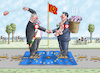 Cartoon: XI BESUCHT ORBAN (small) by marian kamensky tagged xi,besucht,orban