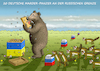 Cartoon: ZÄHNE FLETSCHEN (small) by marian kamensky tagged marder,panzer,russische,grenze,litauen,nato