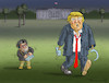 Cartoon: ZERSTÖRE ZERSTÖRE ZERSTÖRE (small) by marian kamensky tagged obama trump präsidentenwahlen usa baba vanga republikaner inauguration demokraten wikileaks faschismus