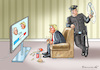 Cartoon: ZITTERPARTIE (small) by marian kamensky tagged us,wahlen,joe,biden,trump,corona,bob,woodward,harris,pence