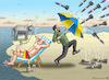 Cartoon: ZUM 2. KRIEGSJAHRESTAG (small) by marian kamensky tagged jahrestag,des,ukraine,krieges