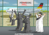Cartoon: ZWEITFRAUENNACHZUG IN PINNEBERG (small) by marian kamensky tagged zweitfrauennachzug,in,pinneberg