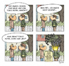 Cartoon: Überlastung (small) by joak tagged comic,comicstrip,überlastung,freundschaft,freunde,tokiohotel,verwirrung,explosion,gehirn,kopf