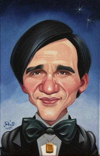 Cartoon: Abdel Halim Hafez (medium) by amr fahmy art tagged abdel,halim,hafez