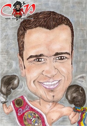 Cartoon: Lucian Bute (medium) by corabiapiratilorgmailcom tagged portrete,desene,caricaturi,corabia,piratilor