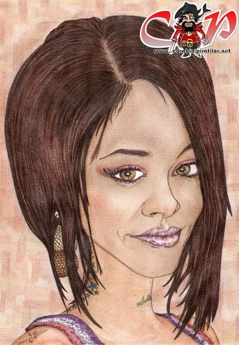Cartoon: Rihanna (medium) by corabiapiratilorgmailcom tagged desene,caricaturi,portrete,corabia,piratilor