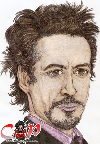 Robert Downey Jr By corabiapiratilorgmailcom | Media & Culture Cartoon |  TOONPOOL