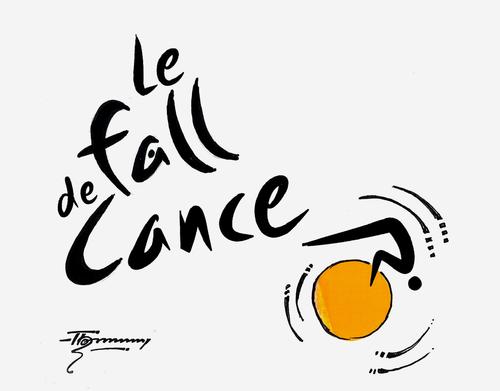 Cartoon: le Fall de Lance (medium) by Thommy tagged lance,armstrong