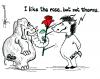 Cartoon: Politican Valentines Day in US (small) by Thommy tagged us,politics,valentines,day,republicans,democrats