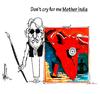 Cartoon: Tribute to M.F. Husain (small) by Thommy tagged mf,husain