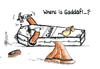 Cartoon: Where is Gaddafi (small) by Thommy tagged libya,gaddafi