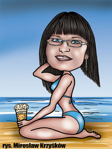 Cartoon: karykatura_35_15 (medium) by Krzyskow tagged karykatura