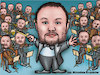 Cartoon: karykatura_1_17 (small) by Krzyskow tagged caricature