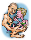 Cartoon: karykatura_2_14 (small) by Krzyskow tagged karykatura