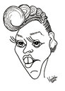 Cartoon: karykatura_42_14 (small) by Krzyskow tagged janelle monae