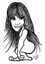 Cartoon: karykatura_48_14 (small) by Krzyskow tagged zooey,deschanel