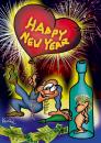 Cartoon: New Year (small) by Krzyskow tagged character comic designfrau girl illustration line love man mann music politics sex sport tiere