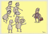 Cartoon: Look at him! (small) by dariush ramezani tagged cartoon,gag,people