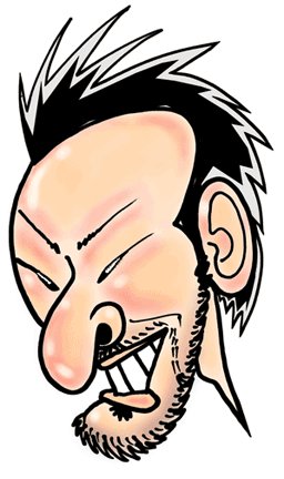 Cartoon: caricature of friend (medium) by kidcardona tagged caricature,funny,cartoon