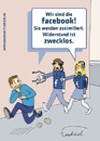 Cartoon: Faceborg (small) by Fredrich tagged computer internet data safety