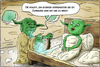 Cartoon: Yoda Privat (small) by Andreas Vollmar tagged yoda,starwars,dagoba,schlafzimmer,sex,macht,jedi