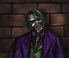 Cartoon: ha ha ha ho hu hi ho hu ha (small) by sahin tagged ha ho hu hi jokeerrrr joker the tdk dark knight villian bösewicht batman film movie heath ledger evil bad smile grin green red wall clown anarchy chaos terror