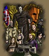 Cartoon: RobZombiesHalloween (small) by sahin tagged halloween remake from 2007 rob zombies horro movie slasher michael myers collage classic john carpenter