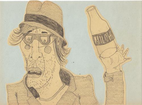 Cartoon: _ (medium) by the_pearpicker tagged milk,people,tweed,collage