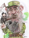 Cartoon: Fidel Castro (small) by RoyCaricaturas tagged fidel castro politicos