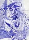 Cartoon: John Cena on sketch. (small) by RoyCaricaturas tagged john cena wrestling wwe actors famous