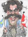 Cartoon: Sacha Baron Cohen BORAT (small) by RoyCaricaturas tagged sacha baron cohen borat