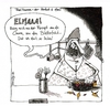 Cartoon: Trari trara der Herbst ist da (small) by geralddotcom tagged herbst,mann,frau,küche,rezept,blätter,teig,laub,blöd