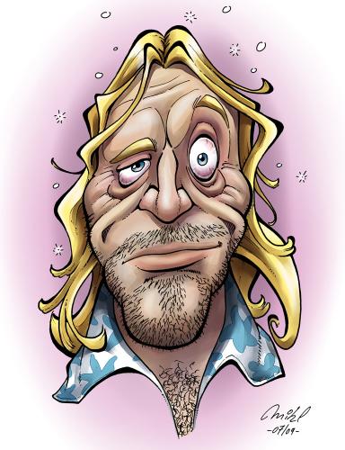 Cartoon: Nils (medium) by Mikl tagged mikl,michael,olivier,miklart,art,illustration,painting,nils,bachelor,party,drunk,wedding,kamafun