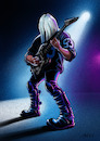 Cartoon: Jeff Hanneman (small) by Mikl tagged jeff hanneman slayer kerry king thrash metal