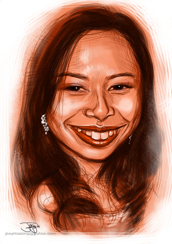 Cartoon: jessica sanchez of american idol (medium) by juwecurfew tagged idol,american,sanchez,jessica