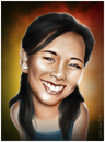 Cartoon: hazel (small) by juwecurfew tagged caricature