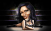 Cartoon: wwe melina perez caricature (small) by juwecurfew tagged melina,wwe