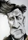 Cartoon: David Lynch (small) by Dan tagged caricature,cartoon,lynch,movie,dan