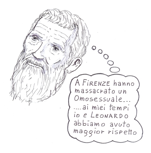 Cartoon: Omofobia (medium) by paolo lombardi tagged italy,racism,politics