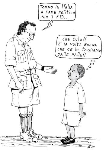 Cartoon: Africa (medium) by paolo lombardi tagged italy,africa,politics,satire