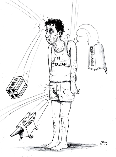 Cartoon: Anestesia (medium) by paolo lombardi tagged italy