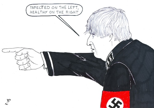 Cartoon: Boris Johnson s selection (medium) by paolo lombardi tagged england