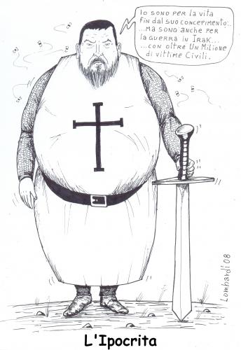 Cartoon: coerenza (medium) by paolo lombardi tagged italy,politics,satire