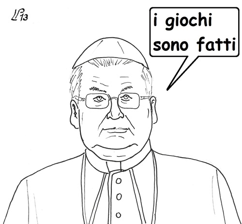 Cartoon: Conclave (medium) by paolo lombardi tagged vatican,pope