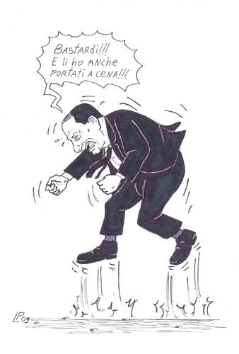 Cartoon: corte costituzionale (medium) by paolo lombardi tagged italy,berlusconi,satire,politics,caricature