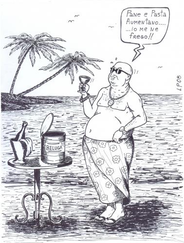Cartoon: CRISI e non per tutti (medium) by paolo lombardi tagged italy,politic,satire,caricature