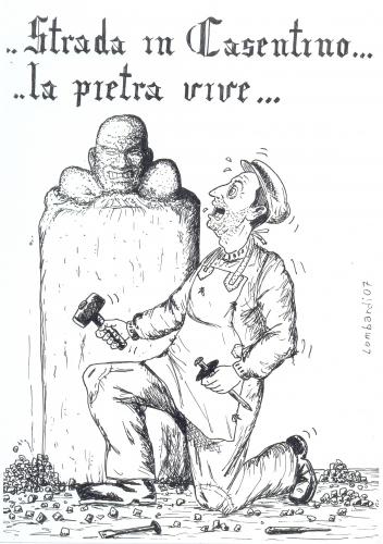 Cartoon: dalla terra di michelangelo (medium) by paolo lombardi tagged italy,art,caricatures,satire