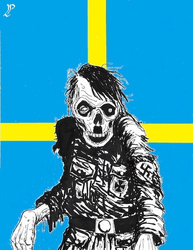 Cartoon: Elections in Sweden (medium) by paolo lombardi tagged fascism,elections,sweden